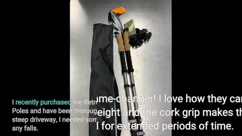 Real Reviews: Retrospec Solstice Trekking & Ski Poles for Men & Women - Aluminum wCork or Foam...