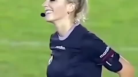 Football Female Referee Got Swag