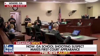 Georgia school shooting suspect makes first court appearance