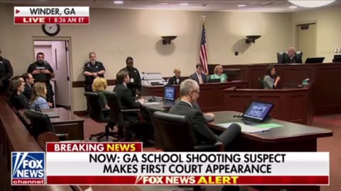 Georgia school shooting suspect makes first court appearance