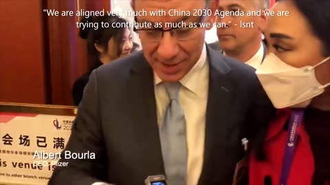 Albert Bourla states "We are aligned very much with China 2030 Agenda