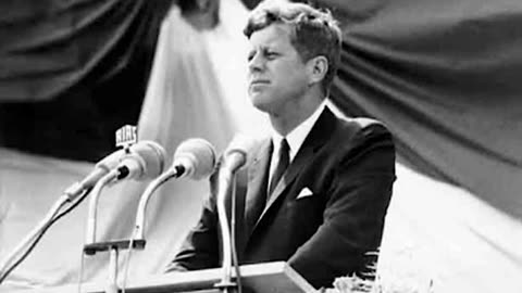 A speech given by John F. Kennedy weeks before his assassination...