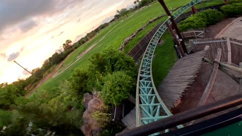 Cobra's Curse Busch Gardens Tampa Bay 4k POV