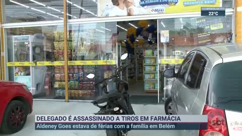 Delegado é assassinado a tiros em Farmácia | SBT Brasil