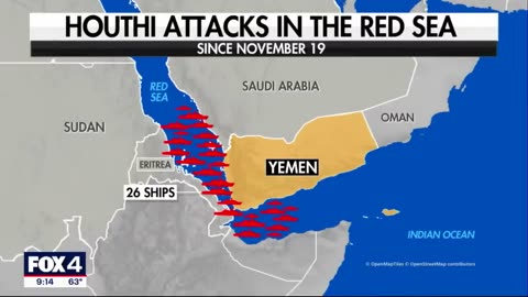 Houthi Airstrikes US British militaries launch retaliatory strike in Yemen