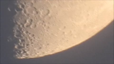 Amazing Half Moon Zoom-In