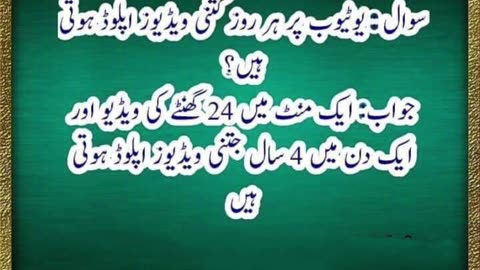 General knowledge video in urdu