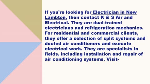 Best Electrician in New Lambton