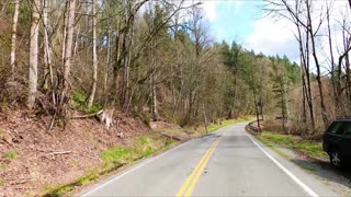 Washington Driving through May Valley back roads in the springtime