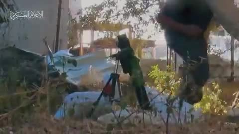 #Gaza Strip #Al-Aqsa Flood New scenes of the Al-Qassam Mujahideen