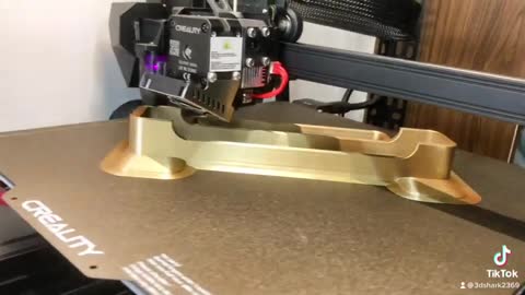 Design with golden color 3D Printing