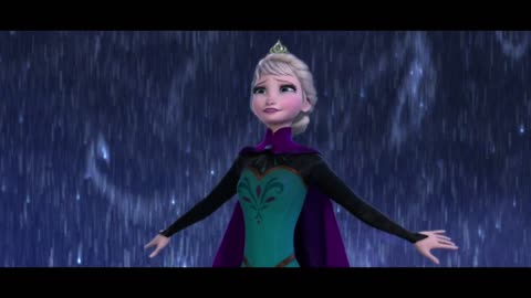 Elsa cantando Let It Go - Dobrado - Português de Portugal - Frozen