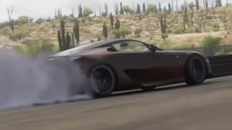 Lexus LFA Pure sideways V10 sound