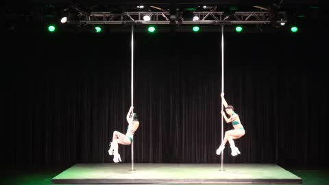 2019 US Pole Dance Championship Doubles Division - Leah & Corey