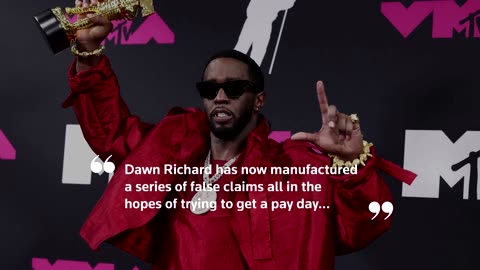 Sean 'Diddy' Combs sued for sexual assault by singer, Dawn Richard