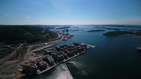 aerial norway 9680 oslo june 2018 sunny day 15mm wide angle 4k inspire