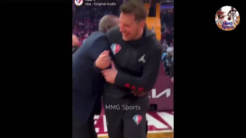 Michael Jordan is a HUGGING MACHINE at the NBA Top 75 Players of All Time Event!