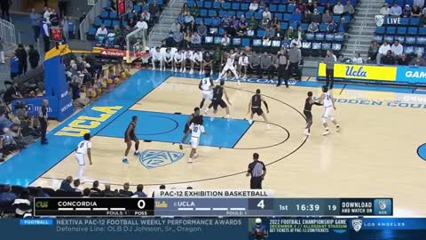 First Look At UCLA's Amari Bailey | UCLA vs Concordia Exhibition