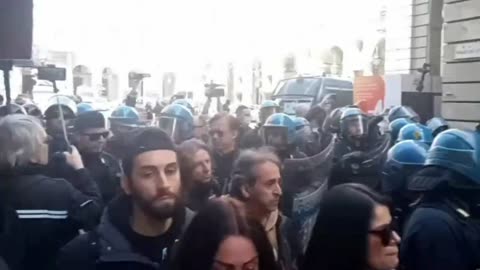 Mario Draghi Gets Blasted By A Crowd of Disgruntled Italians in Turin