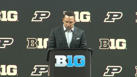 Purdue's Ryan Walters Address the Media @ Day 1 of Big Ten Football Media Day