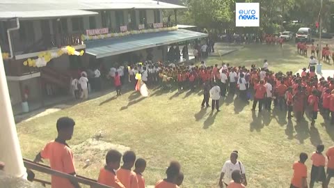 Pope brings toys and medicine to the remote jungles of Papua New Guinea