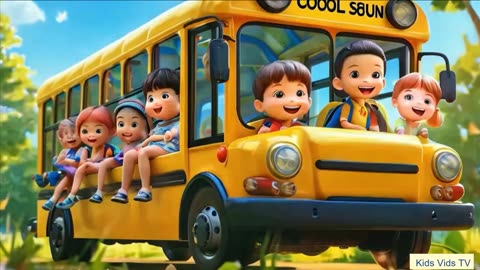 The Wheels On The Bus Go Round and Round | New Nursery Rhymes & Kids Songs