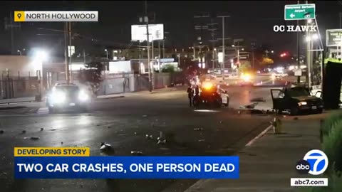 Video shows deadly hit-and-run crash in North Hollywood