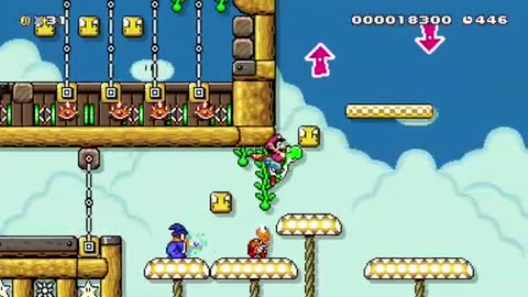 S.S.STARS&SPIKES-FLYINGTOHIGH Super Mario Maker.