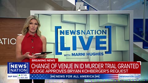 Judge grants Bryan Kohberger's request to change trial venue | NewsNation Live