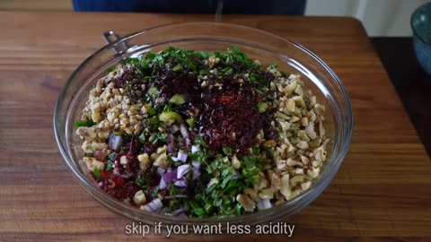 Gavurdagi Salad, Traditional Turkish Tomato and Walnut Salad