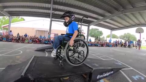 ASF WCMX Adaptive Skateboarding Demo at Frostproof Elementary