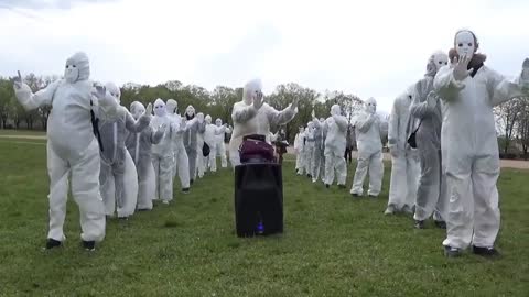 Les Masques Blancs Lyon au Parc de Parilly 10 Avril 2021