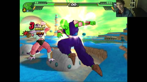 Second Form Frieza VS Piccolo In A Dragon Ball Z Budokai Tenkaichi 3 Battle With Live Commentary