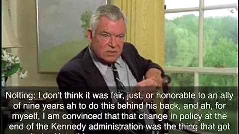 Former US Amb. to S. Vietnam about US betrayal of Diem (1981)