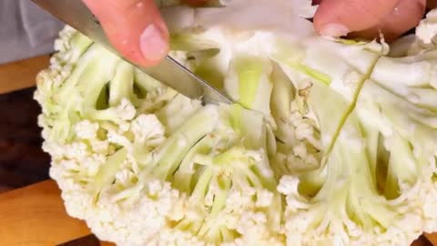 Common people can easily make delicious cauliflower