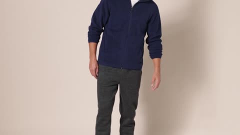 Essentials Men's Full-Zip Fleece Jacket (Available in Big & Tall)