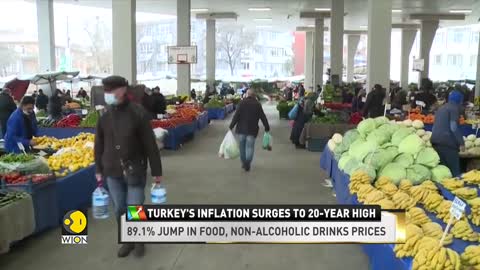 Turkey's inflation surges to 20-year high | 89.1% jump in food prices | World Business Watch | WION