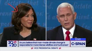 Kamala Smirks vs Mike Pence Facts...