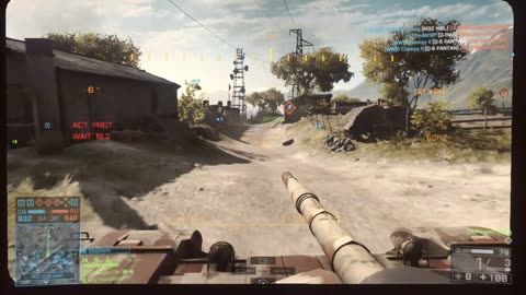 BATTLEFIELD 4-TANK DRIVING DESTRUCTION