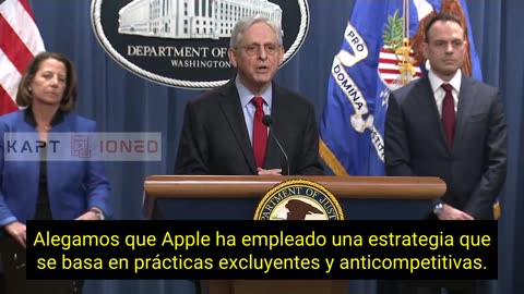 El fiscal general Merrick Garland anuncia una demanda antimonopolio contra Apple