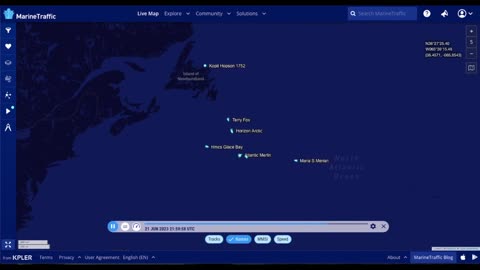 Tracker shows dispatched vessels working together in search of Titanic sub