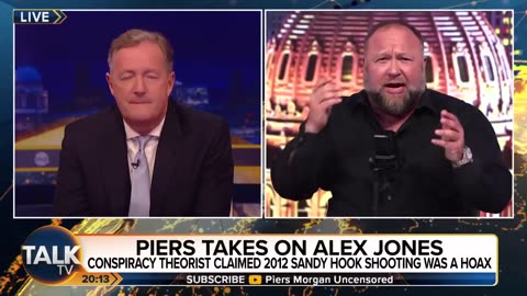 Piers Morgan Challenges Alex Jones_ _You KNOW It's Nonsense!_ _ The Full Debate