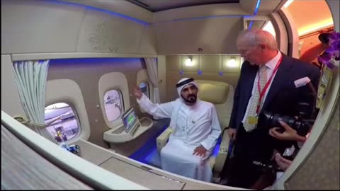 Prince of Dubai “Traveling ” on Qator First Class