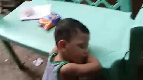 Slepping child