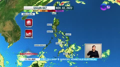 Humina na bilang LPA ang Bagyong Queenie - Weather update today (November 02, 2022) | BT