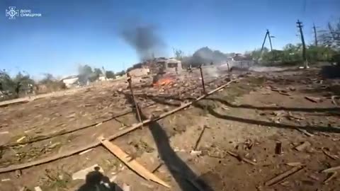 Sumyshchyna Today, the enemy carried out airstrikes on the border settlement