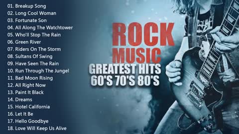 60s 70s Rock Hits - 60s 70s Rock Music Mix Playlist - 60s 70s Classic Rock Songs