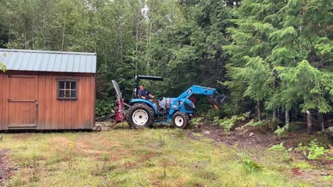 FINALLY, moving the Camp Shed!