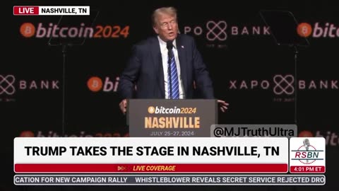 Trump - first American President ever to address a Bitcoin event anywhere in the world!" 🌎