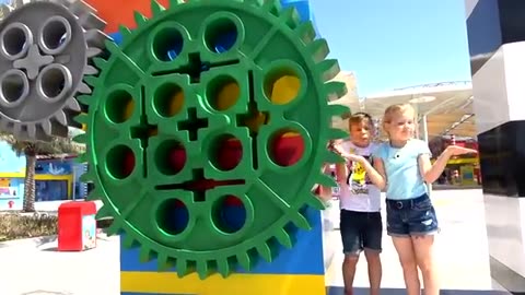 Diana & Roma In Legoland Dubai || Amusement Park & Family Fun For Kids.